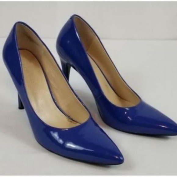 nine west royal blue shoes